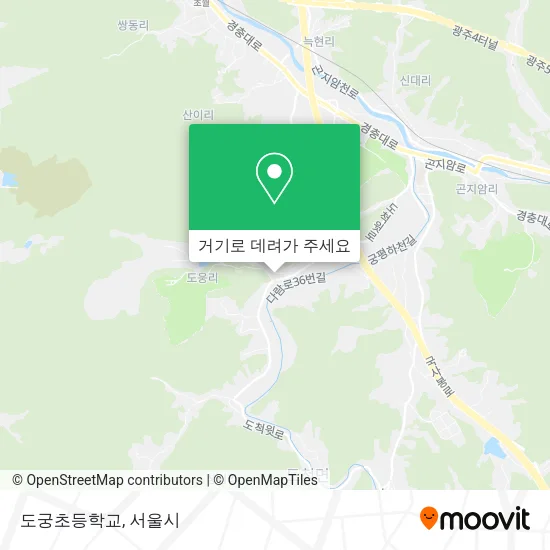 도궁초등학교 지도