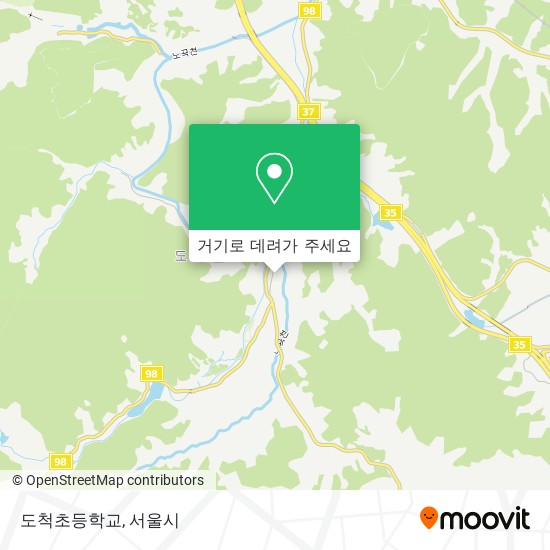 도척초등학교 지도