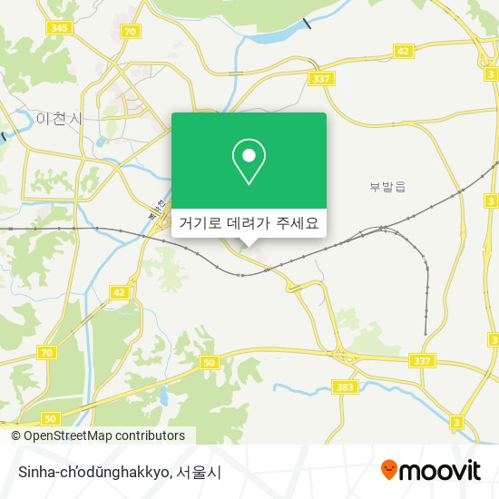 Sinha-ch’odŭnghakkyo 지도