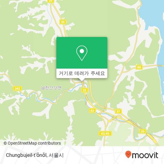 Chungbujeil-t’ŏnŏl 지도