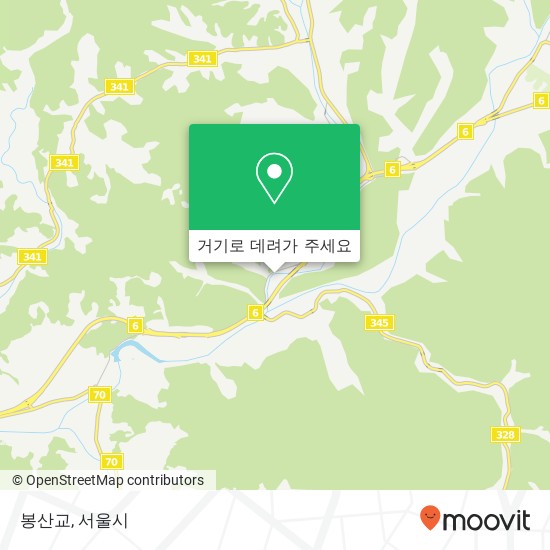 봉산교 지도