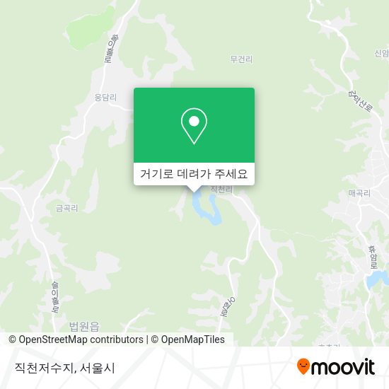 직천저수지 지도
