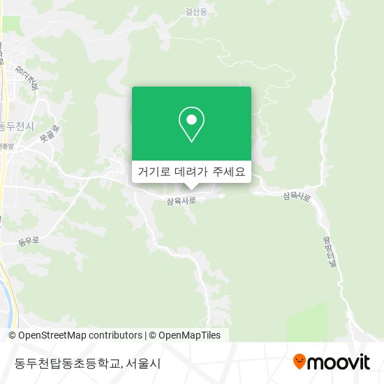 동두천탑동초등학교 지도