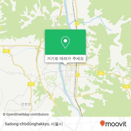 Sadong-ch’odŭnghakkyo 지도