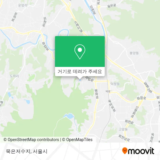 묵은저수지 지도