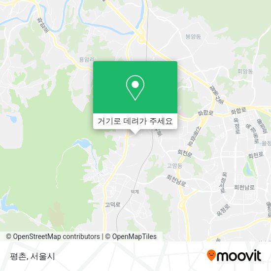 평촌 지도