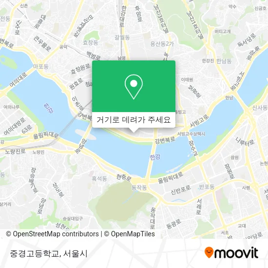 중경고등학교 지도