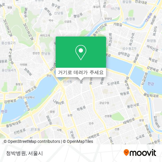 청박병원 지도