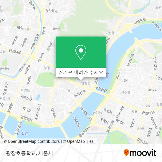 광장초등학교 지도