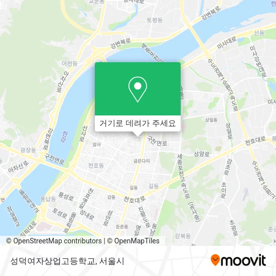 성덕여자상업고등학교 지도