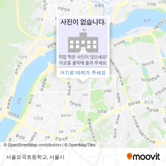 서울묘곡초등학교 지도
