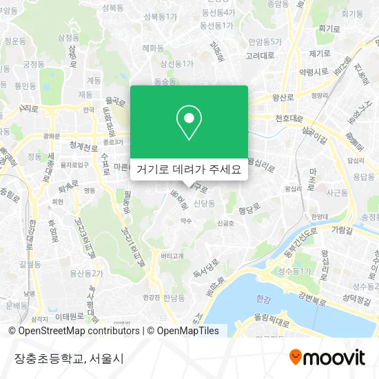 장충초등학교 지도