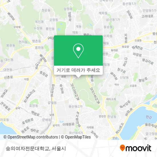 숭의여자전문대학교 지도