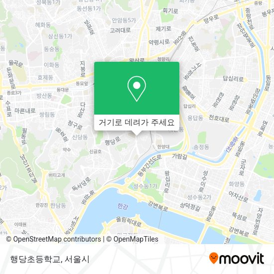 행당초등학교 지도