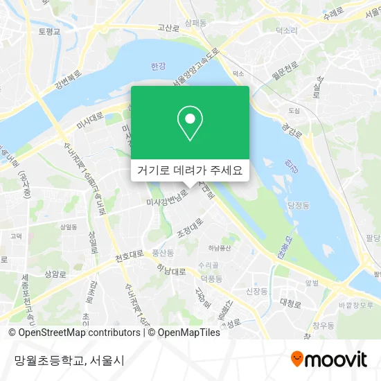 망월초등학교 지도