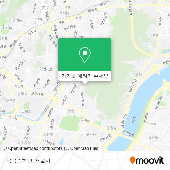 용곡중학교 지도
