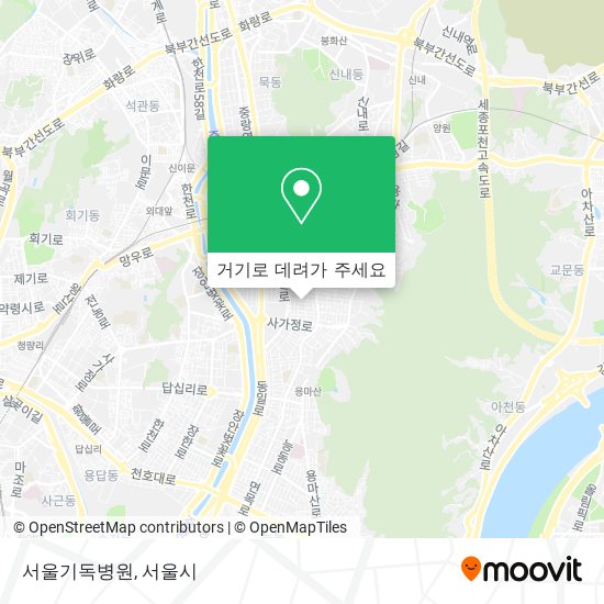 서울기독병원 지도
