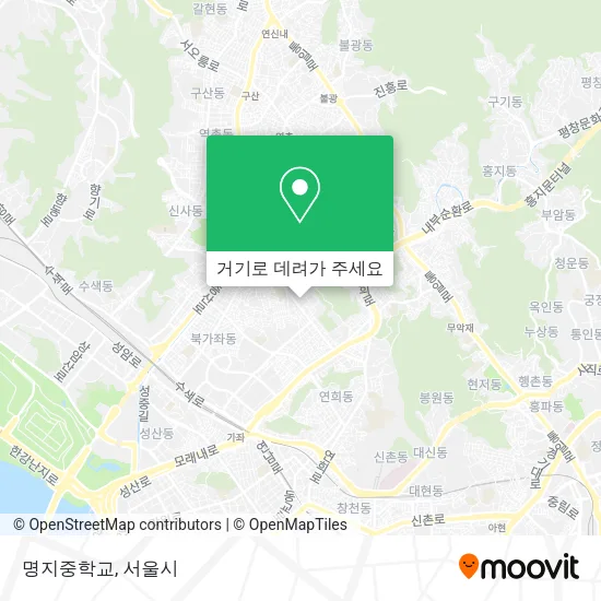 명지중학교 지도