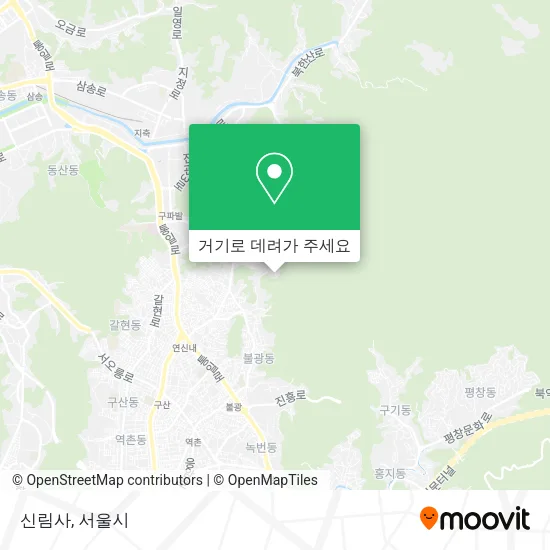 신림사 지도