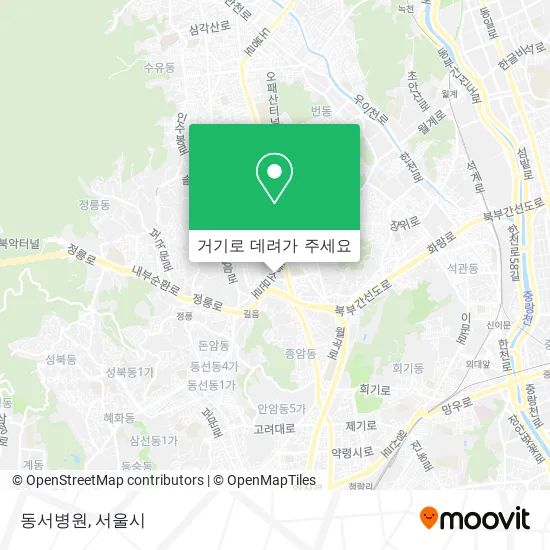 동서병원 지도