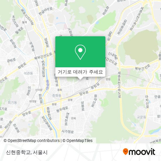 신현중학교 지도