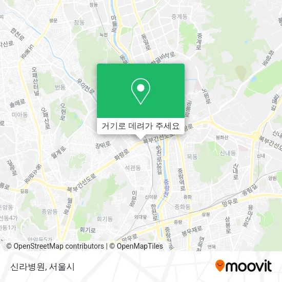 신라병원 지도