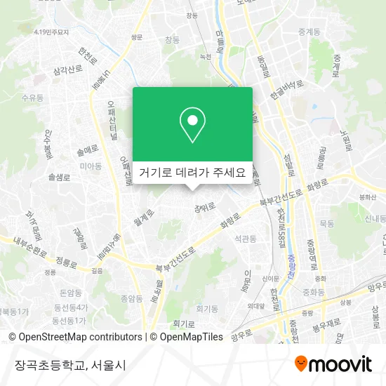 장곡초등학교 지도