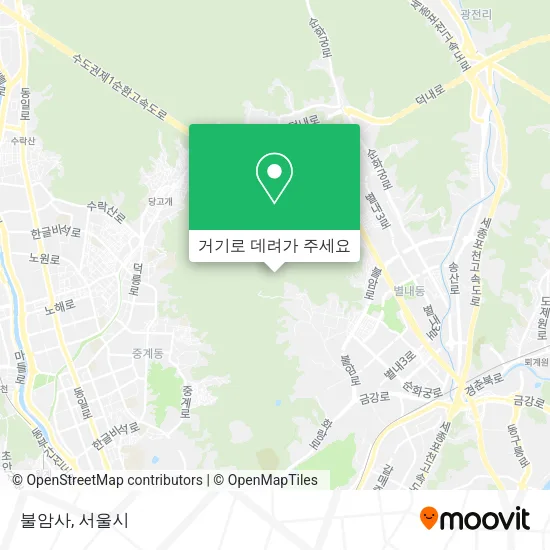 불암사 지도