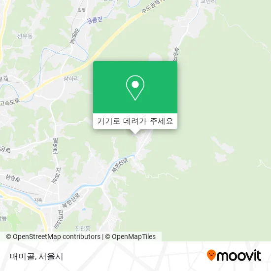 매미골 지도