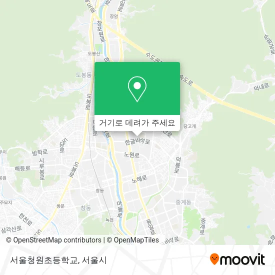 서울청원초등학교 지도