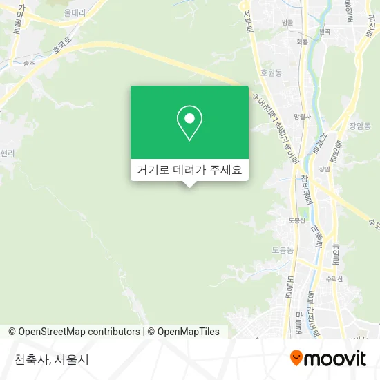 천축사 지도
