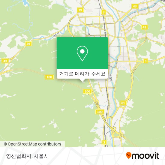 영산법화사 지도