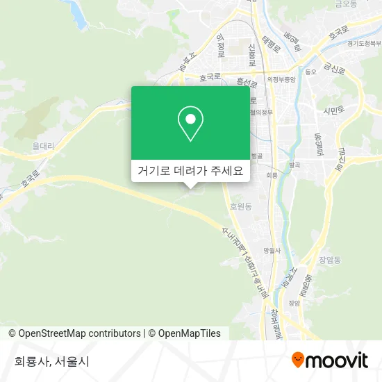 회룡사 지도
