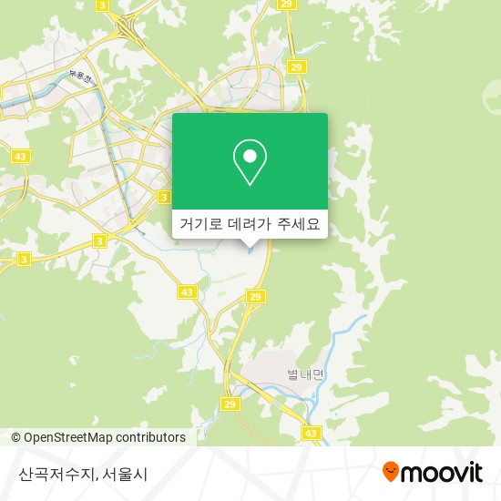 산곡저수지 지도