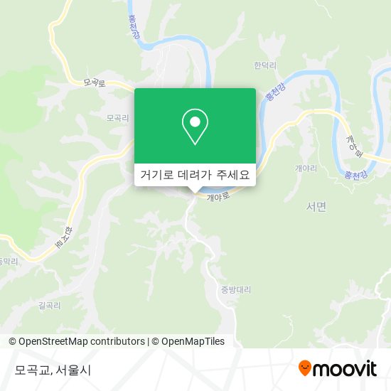 모곡교 지도