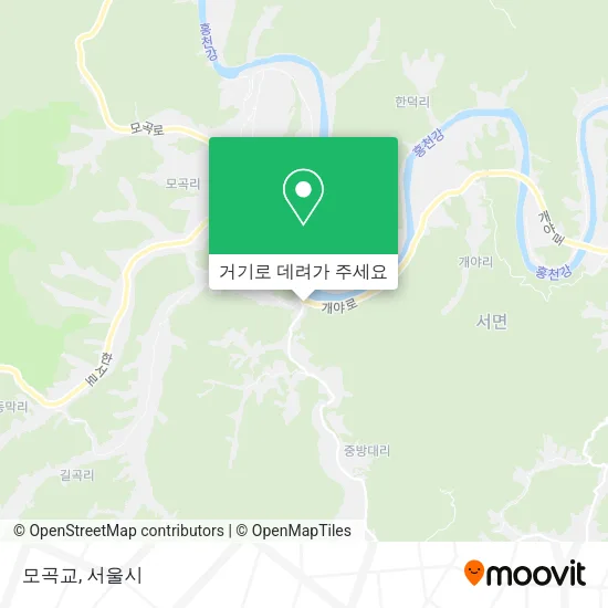 모곡교 지도