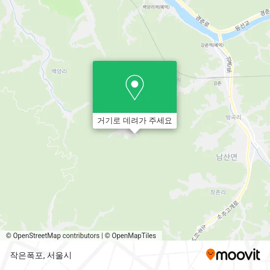 작은폭포 지도