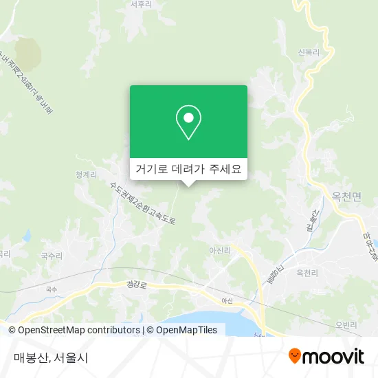 매봉산 지도