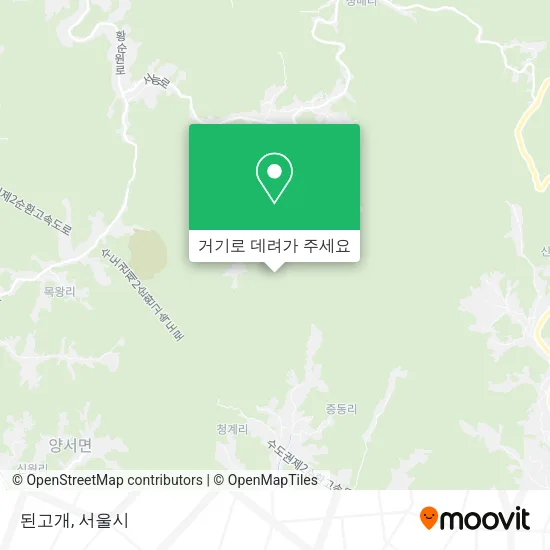 된고개 지도