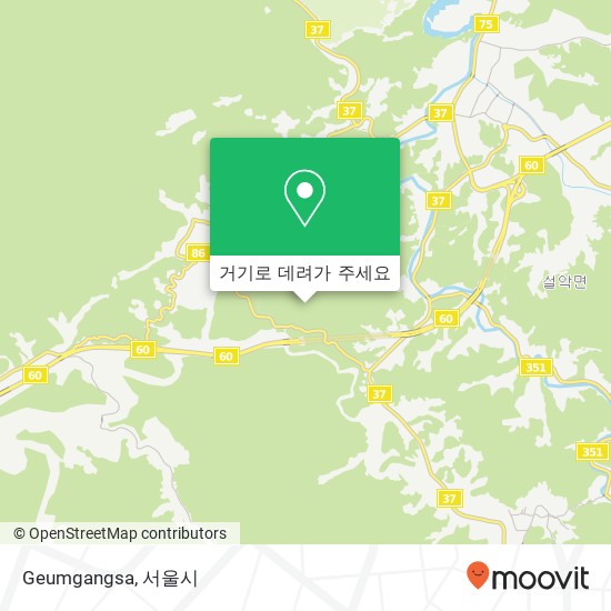 Geumgangsa 지도