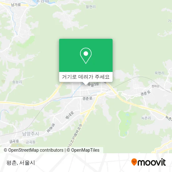 평촌 지도
