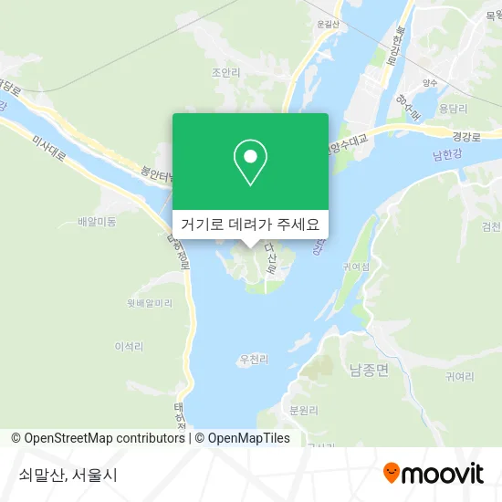 쇠말산 지도