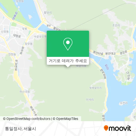 통일정사 지도