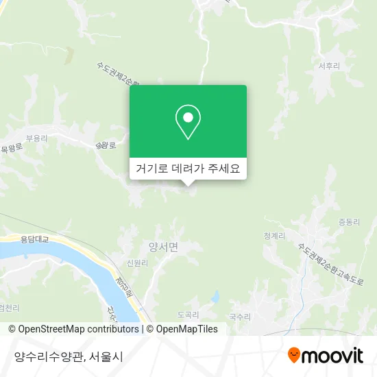 양수리수양관 지도