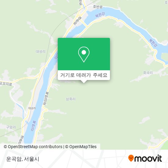 운곡암 지도