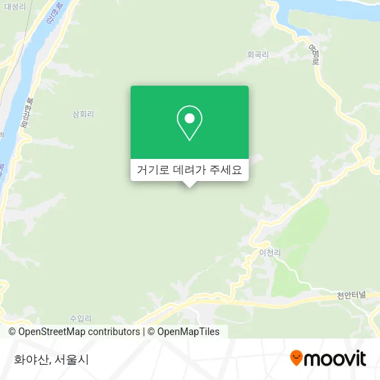 화야산 지도