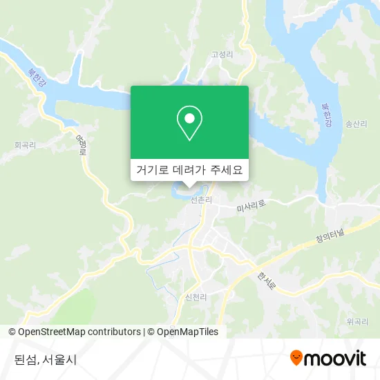 된섬 지도