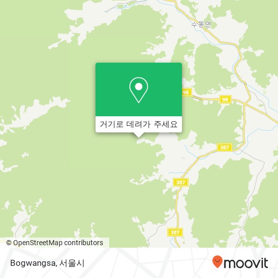 Bogwangsa 지도