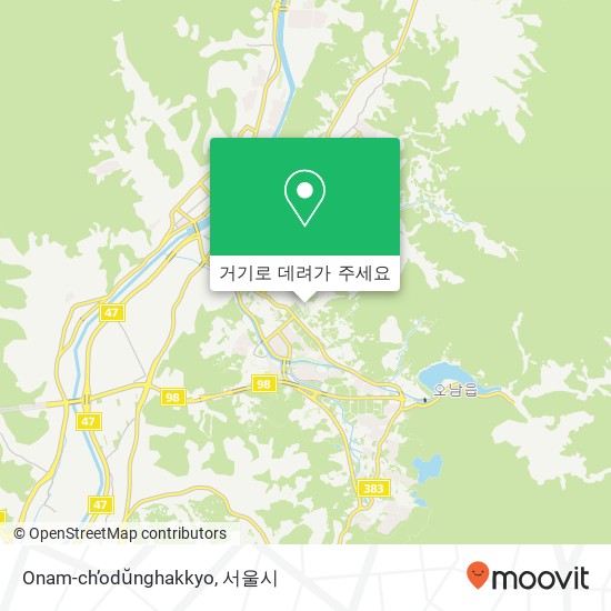 Onam-ch’odŭnghakkyo 지도