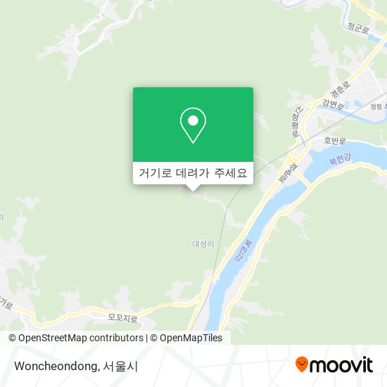 Woncheondong 지도